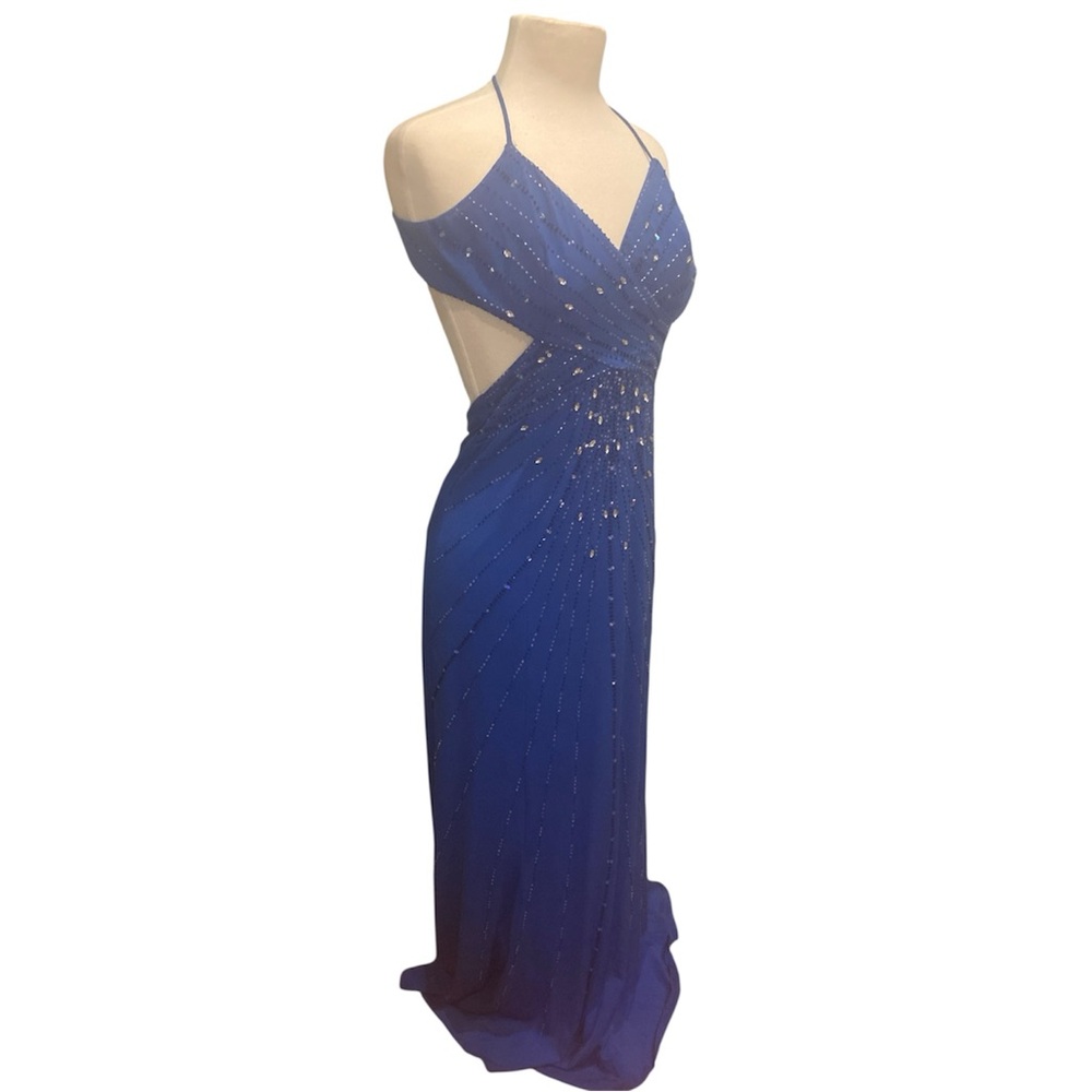 Elegant Royal Blue Evening Dress